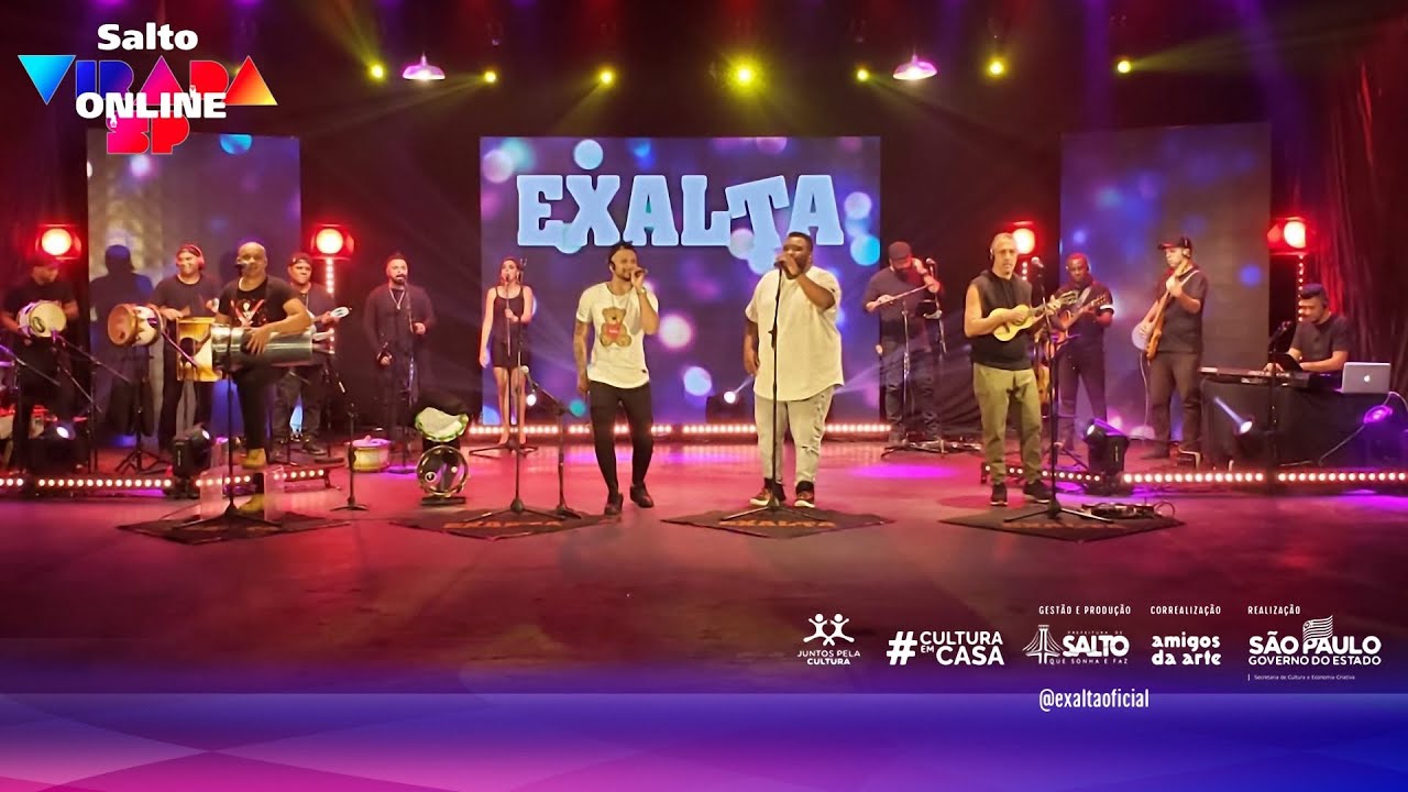 Live do EXALTA na Primeira Virada SP - On-Line - 22.08.2020 - Salto-SP