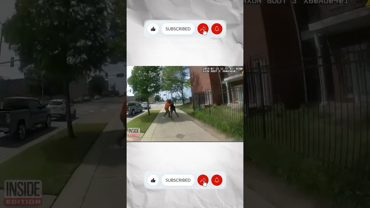 hero bystander help cops [caught on camera] 