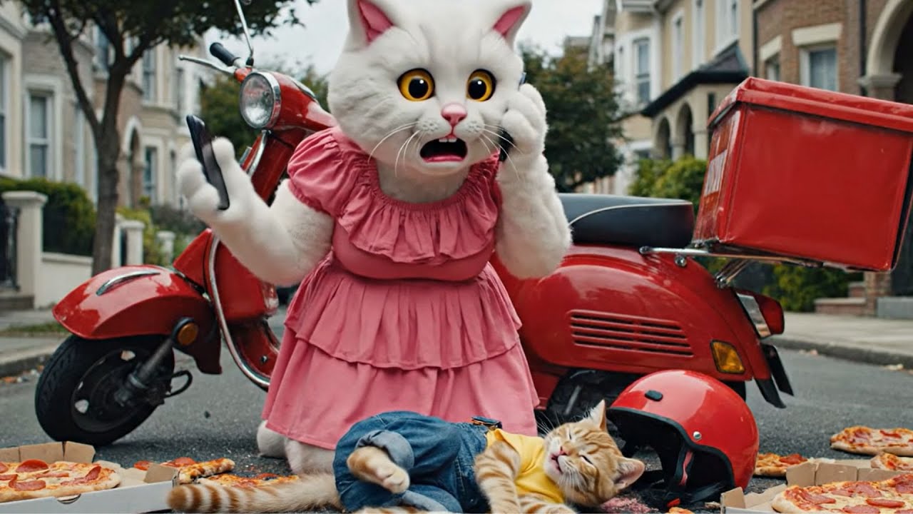 Mama Cat Cares for Injured Ginger Kitten&mdash;A Tearful Journey Full of Love