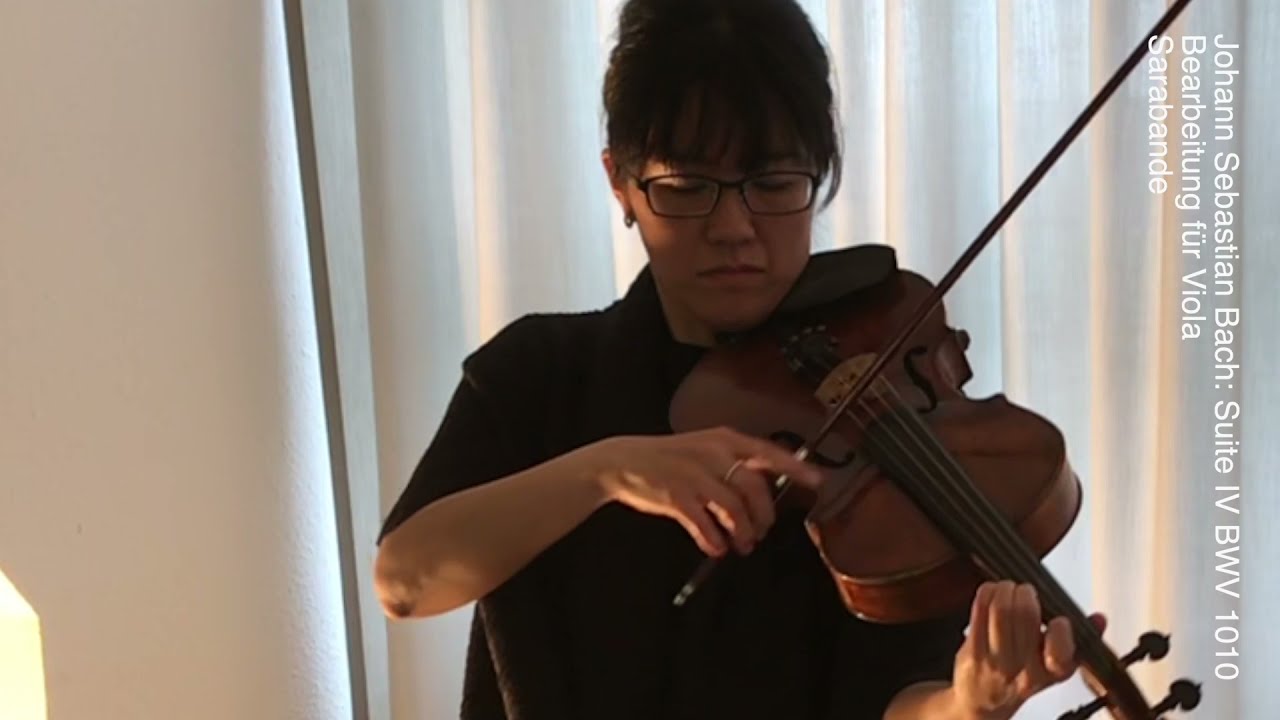Johann Sebastian Bach: Suite IV  BWV 1010 (Für Viola Übertragung)  Megumi Kasakawa