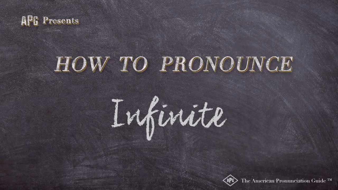 How to Pronounce Infinite (Real Life Examples!)