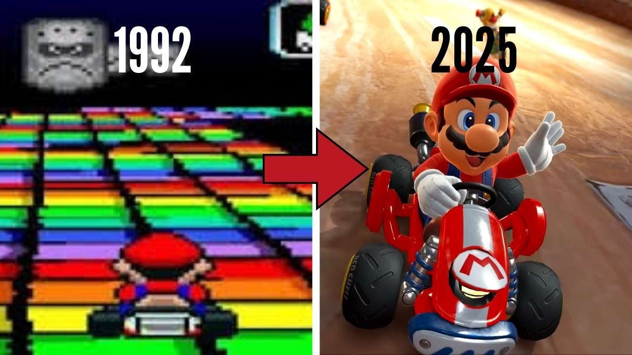 Evolution of Mario Kart | 1992 - 2025
