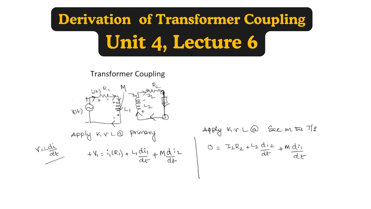 Modelling of Transforemer coupling