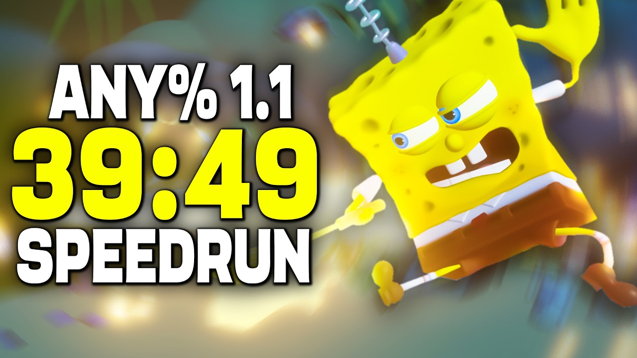 Any% 2nd Place 39:50 - SpongeBob SquarePants: Titans of the Tide Speedrun