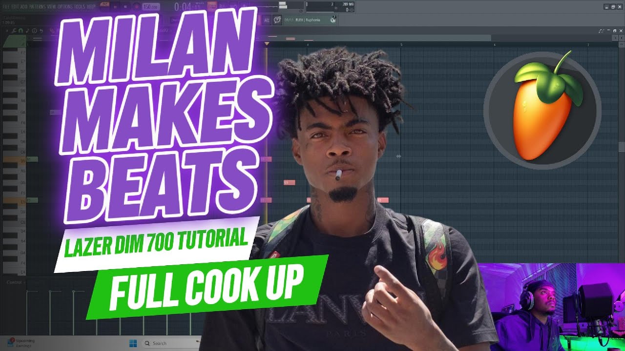 How I Made a Crazy Melodic Lazer Dim 700 Type Beat in FL Studio!