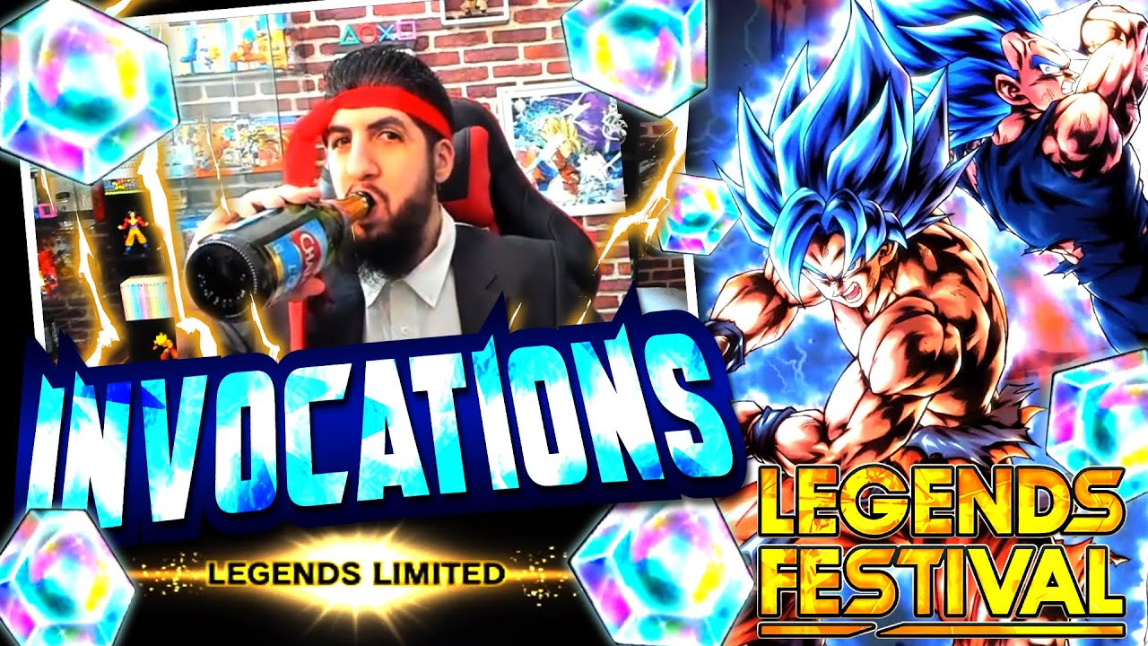 🔴INVOCATION LEGENDS FESTIVAL !!! GOKU DUO VEGETA BLUE LF DB LEGENDS