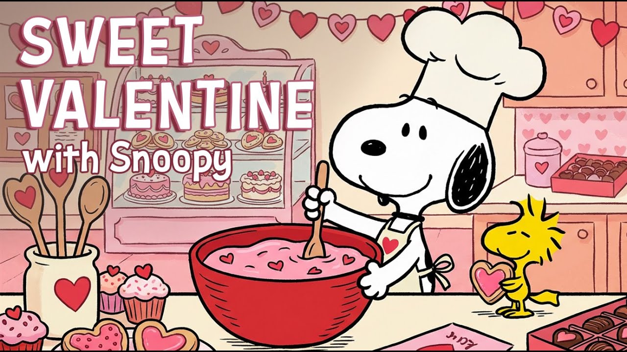 Sweet Valentine with Snoopy ❤️ 🎷🍰 | Romantic Jazz for a Lovely Moment