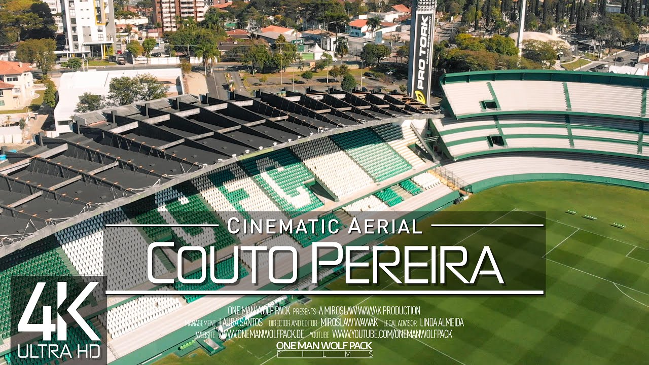 【4K】Estadio Couto Pereira from Above 🔥 Coritiba FC 🔥 BRASIL Ecuador 2024 🔥Curitiba Aerial Drone Film
