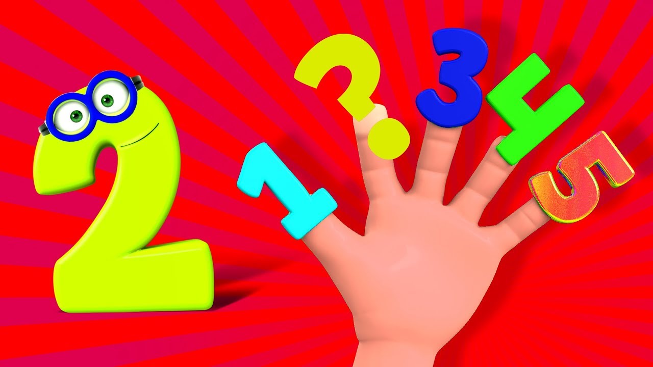İngilizce Parmak Ailesi - Daddy Finger | 3D Finger Family Nursery Rhymes & Songs for Children