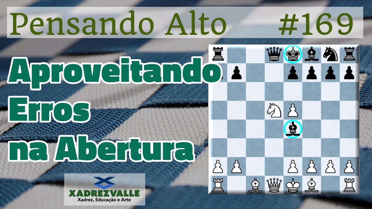 Aproveitando Erros na Abertura | [Xadrez] Pensando Alto #169