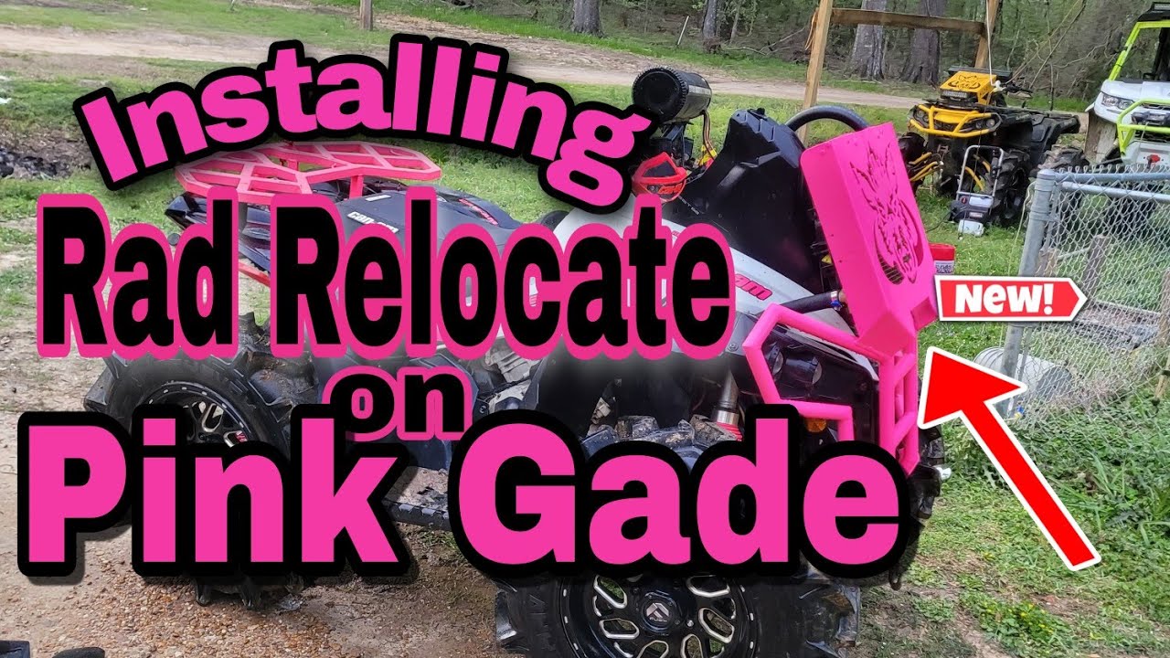 Can Am Rad Relocate installation. Renegade XMR