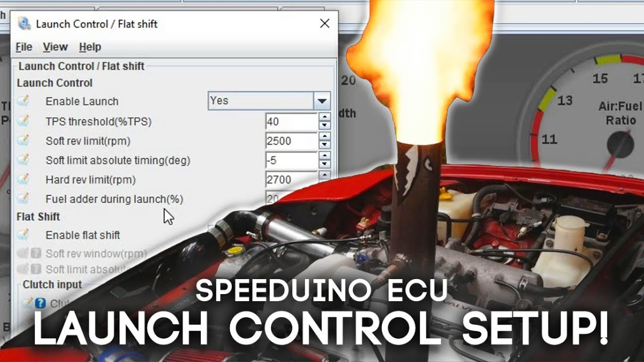 Руководство по управлению запуском Speeduino | Как настроить управление запуском для Flames, 2-St...