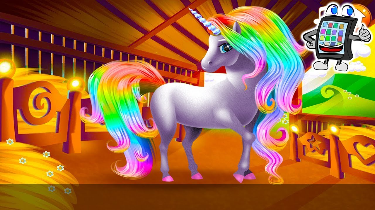 ZAHNFEE EINHORN PFLEGE App deutsch | dreckiges Einhorn auf Ball schicken?  | Spiel mit mir Games