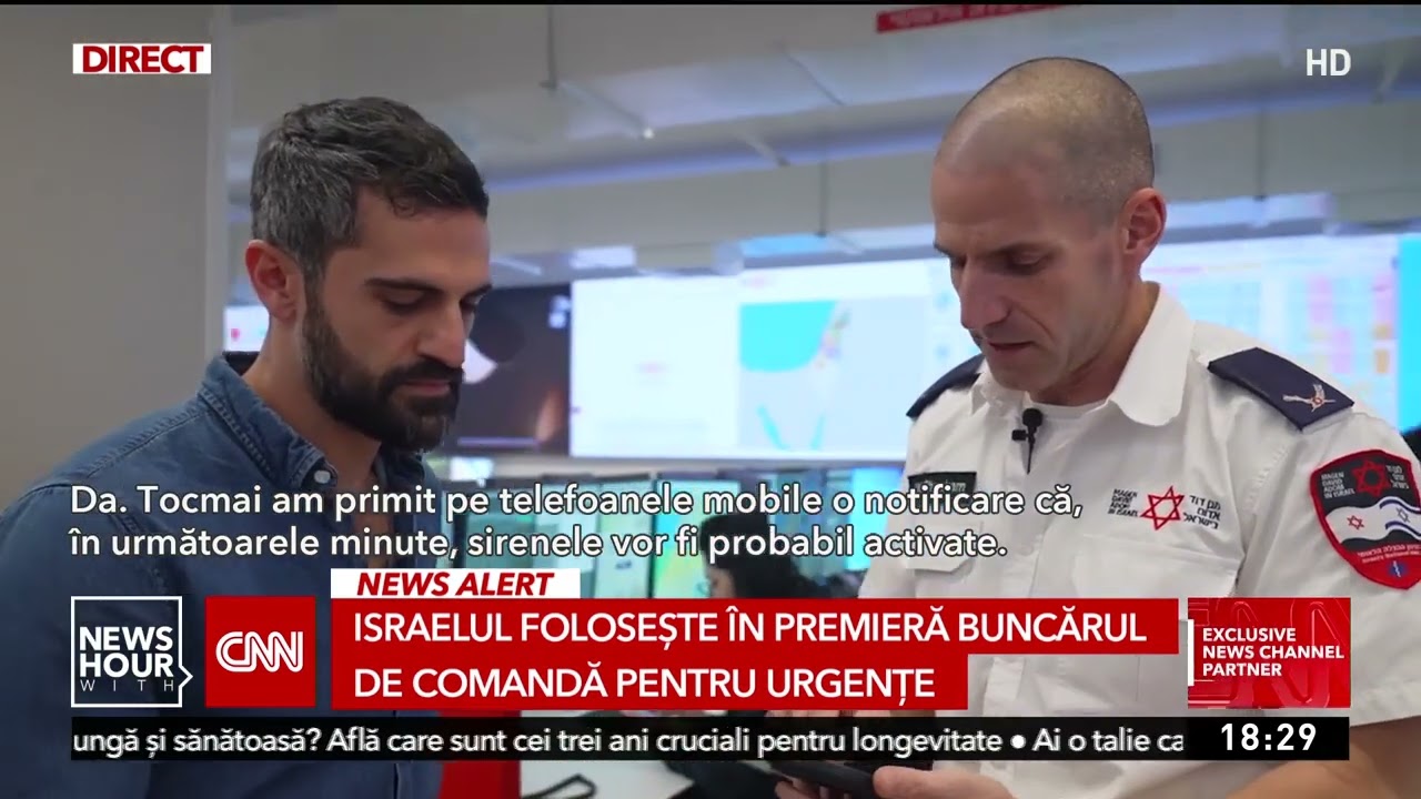 Israelul folosește în premieră buncărul de comandă pentru urgențe