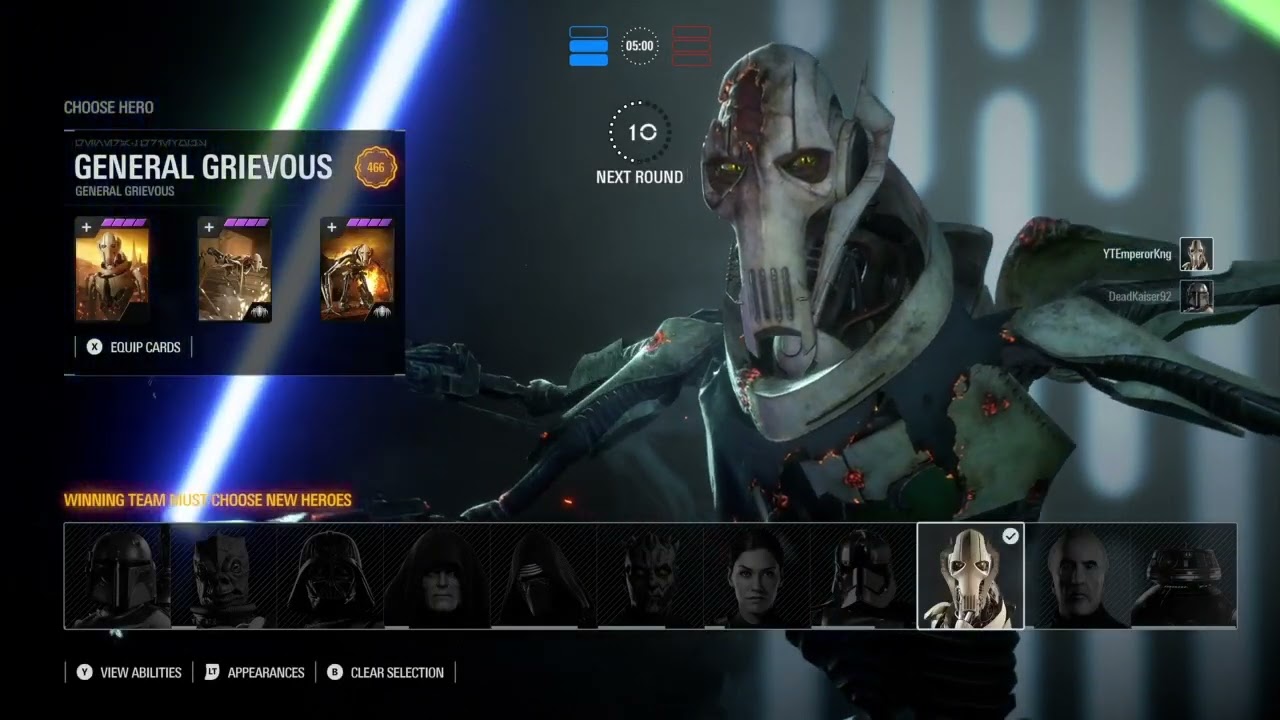 Star Wars Battlefront 2 Online Hero Showdown