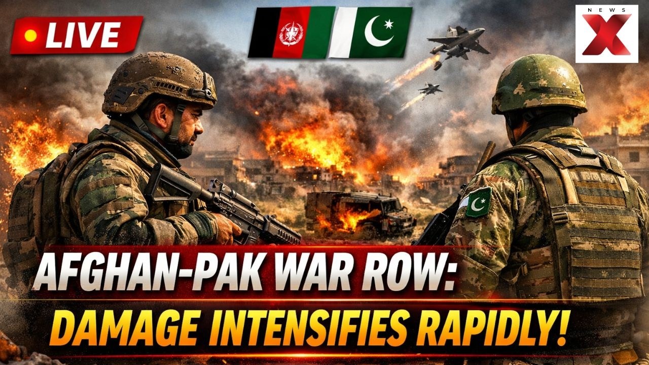 Afghan-Pak Tensions Escalate LIVE: Region Faces Massive Damage! | Satellite Images Surfaces | NewsX