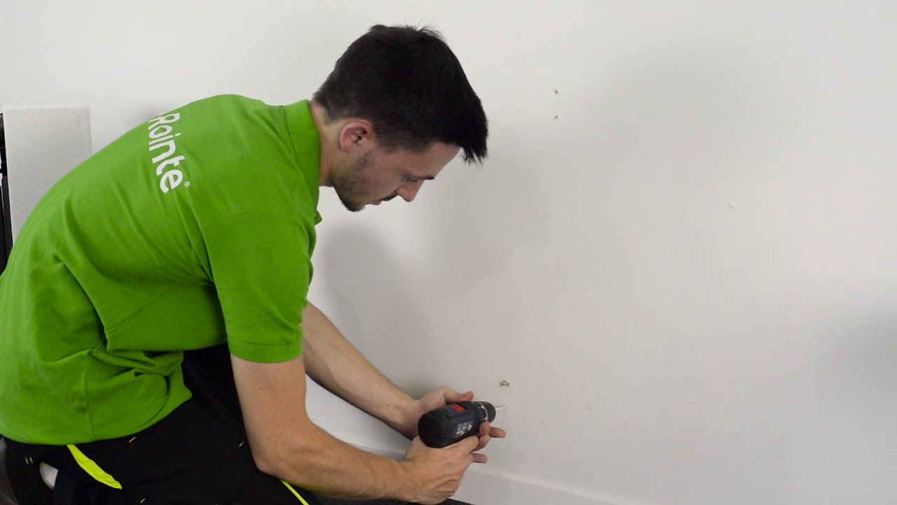 Proceso de instalación de los radiadores Rointe