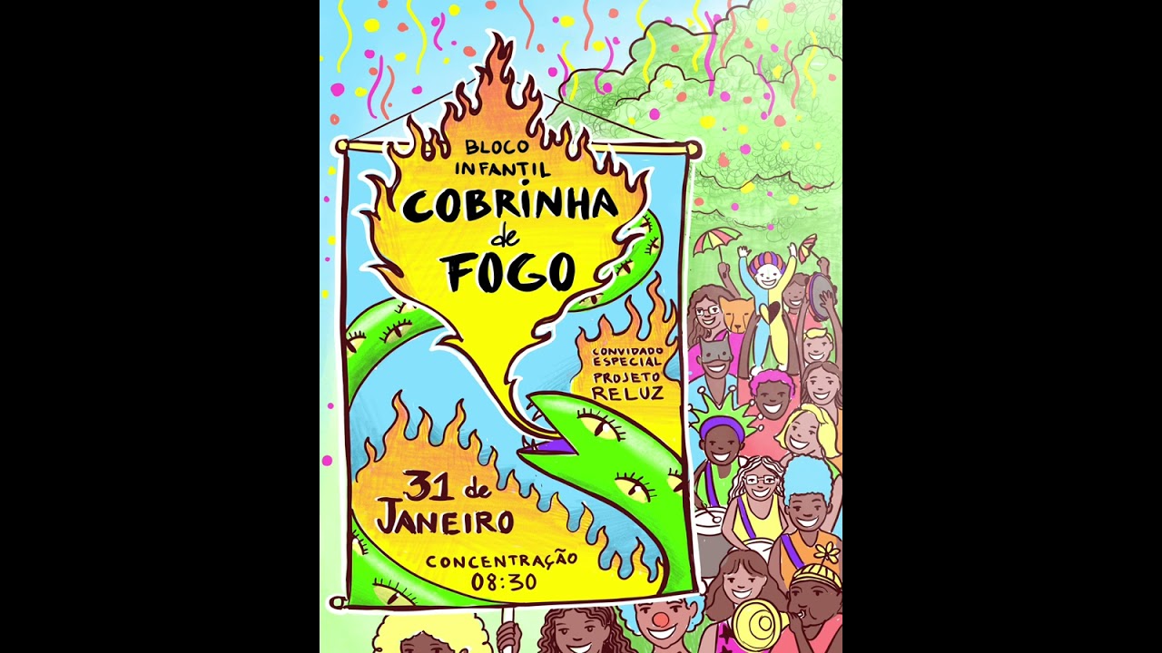 Hino do Bloco Infantil Cobrinha de Fogo
