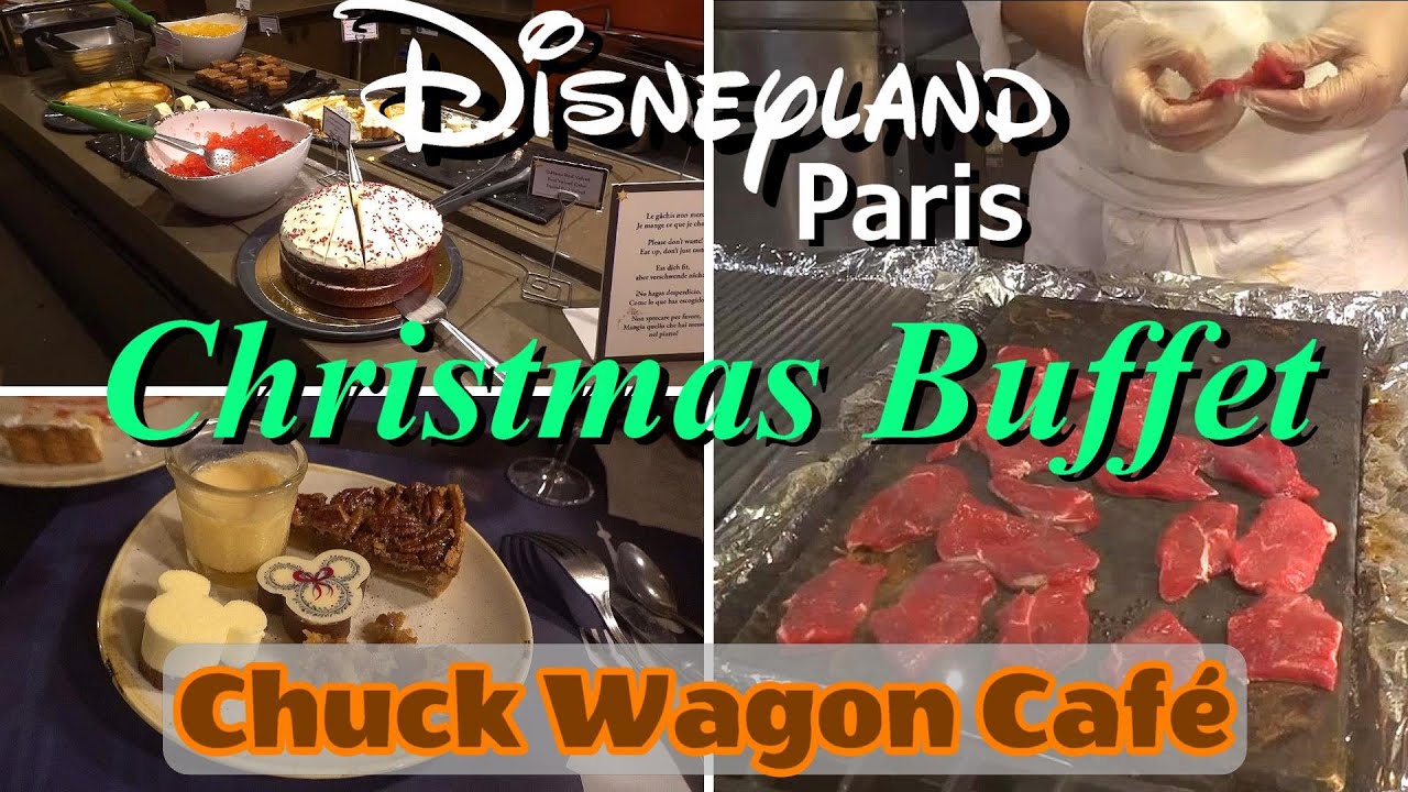 Christmas BUFFET Chuck Wagon Café Hotel CHEYENNE Disneyland Paris