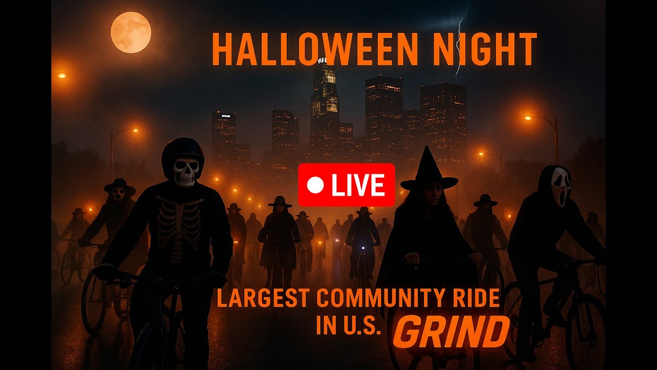 LIVE: Halloween Night – Los Angeles Critical Mass 🎃🚴‍♂️ | Largest Community Ride in the U.S.