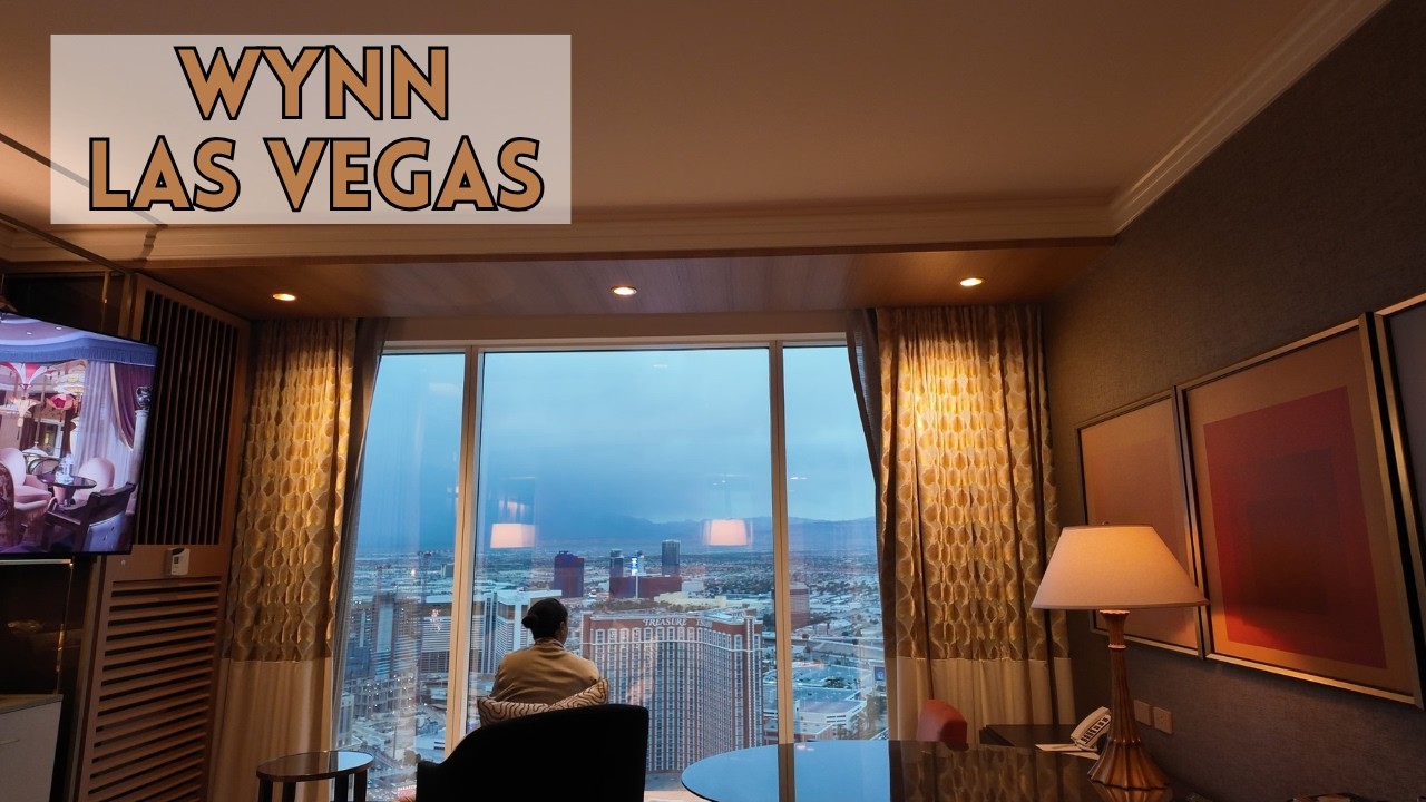 Отель Wynn Las Vegas, панорамный номер с кроватью размера «кинг-сайз» с видом на окрестности, рес...