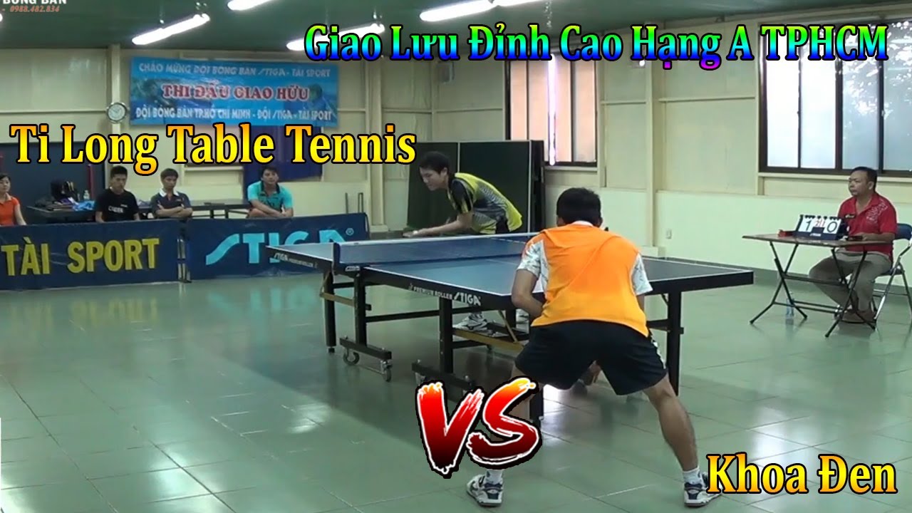 Ti Long Table Tennis vs Khoa Đen | Giao Lưu Đỉnh Cao Hạng A TPHCM 2013