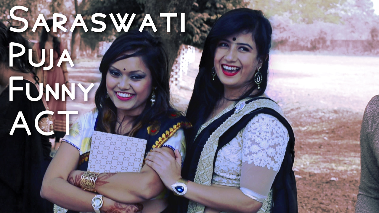 FUNNY SARASWATI PUJA ACT| BONGAIGAON | ASSAM | SOCIAL EXPERIMENT | CREATILIA