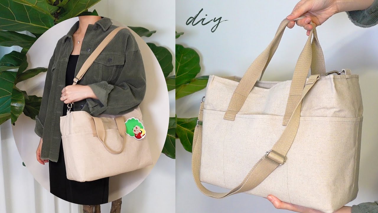 DIY Изготовление пакетов для подгузников с хорошей вместимостью, изготовление пакетов из холста