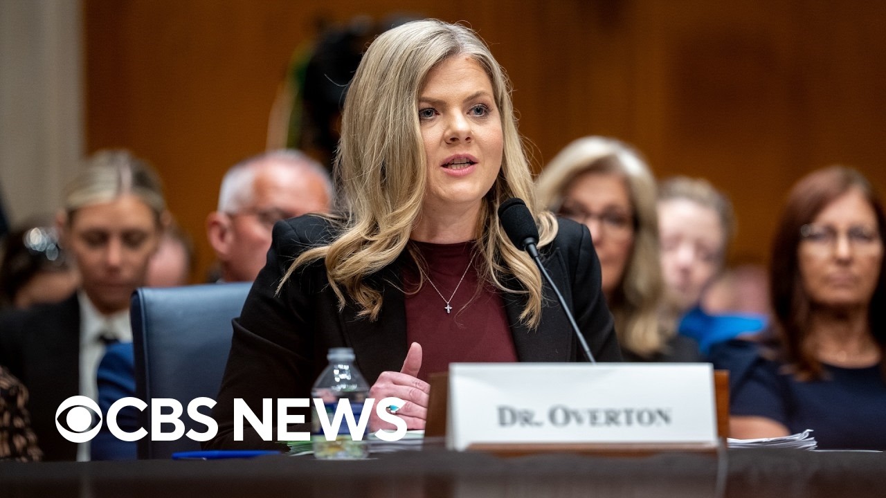 Watch Live: Dr. Heidi Overton testifies at her Senate confirmation hearing for FDA commissioner