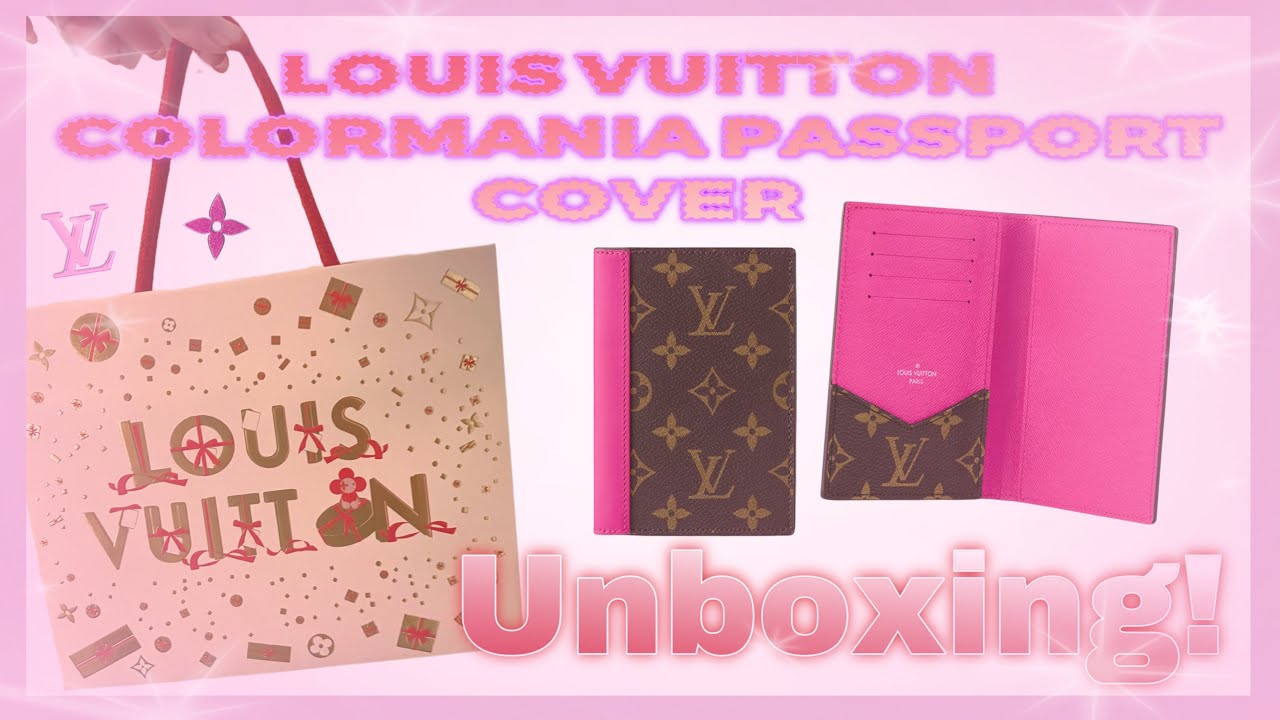 Louis Vuitton Colormania Passport Cover in Fuchsia | 2023 - Unboxing! ❤︎