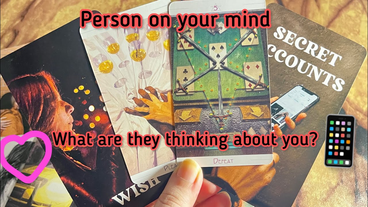 Person on your mind: What are they thinking about you?🥰 Hindi tarot card reading
