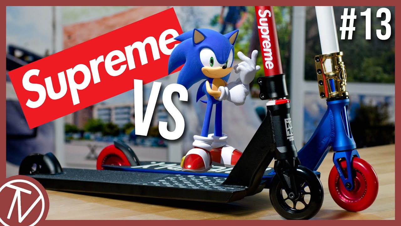 Сборка по индивидуальному заказу №13 (Sonic против Supreme) │ Самокаты The Vault Pro