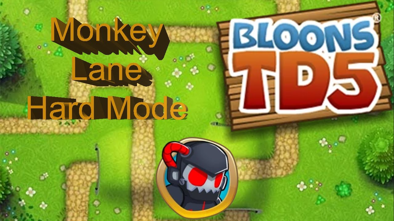 BTD5  - Monkey Lane - Hard Walkthrough