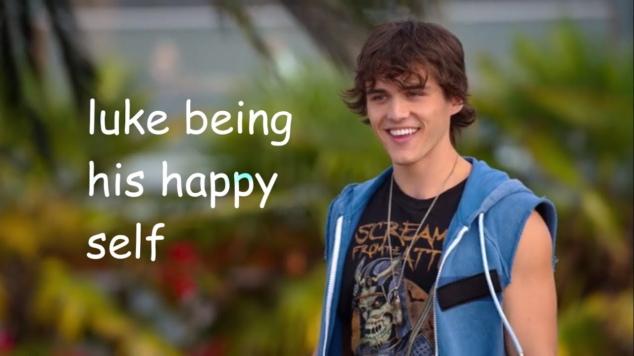 luke (from jatp) being his happy self for 10 minutes straight