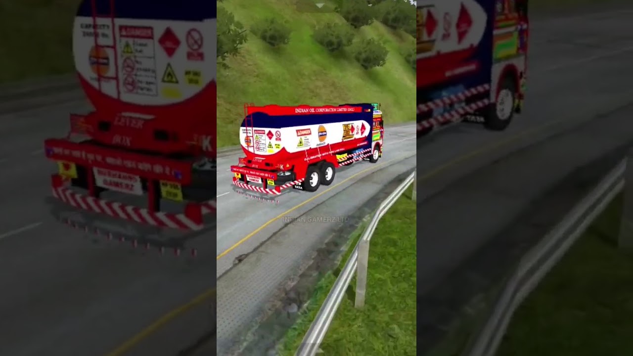 tata truck game ll indian oil tanker gameplay ll oil tanker game ll truck wala game ll #viral