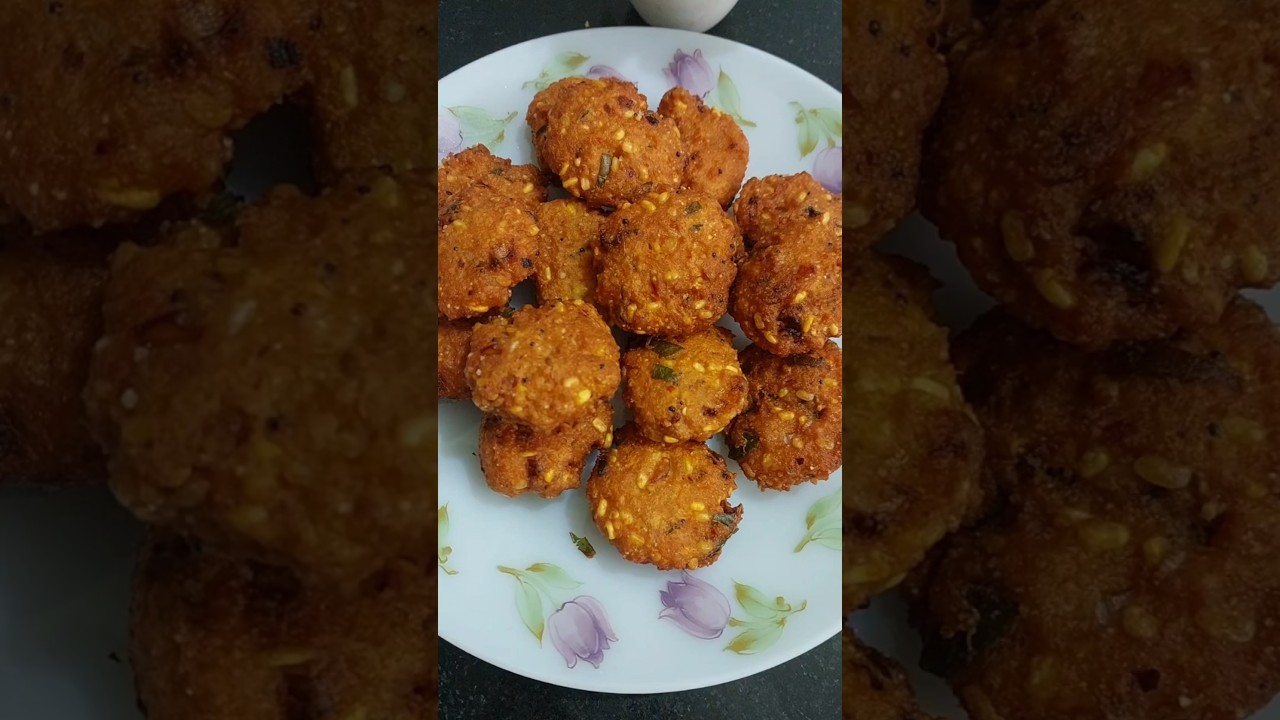 #தஞ்சாவூர் தவலை வடை# crispy Tanjavur thavala vadai recipe#