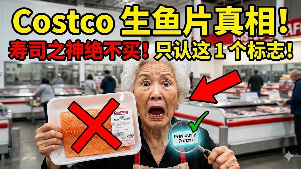 寿司之神绝不买 Costco 这款鱼！刺身柜台的“潜规则”揭秘：想吃生鱼片，只认准这 1 个标志！