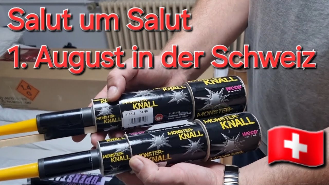Salut um Salut 1. August in der Schweiz 2024 ( inklusive ein paar kleine Effekte 😁 )
