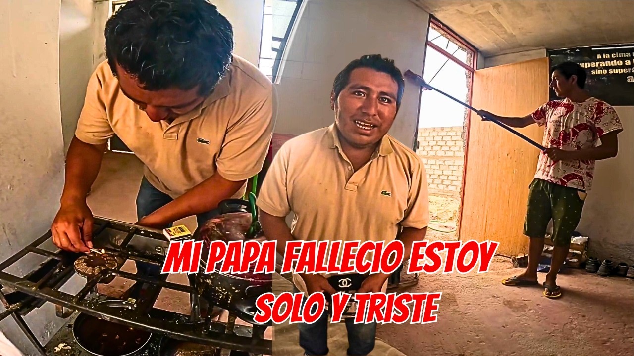 Un Hombre Contra Sus Pensamientos visitamos al amigo  CHACHIS se gana la vida barriendo las calles