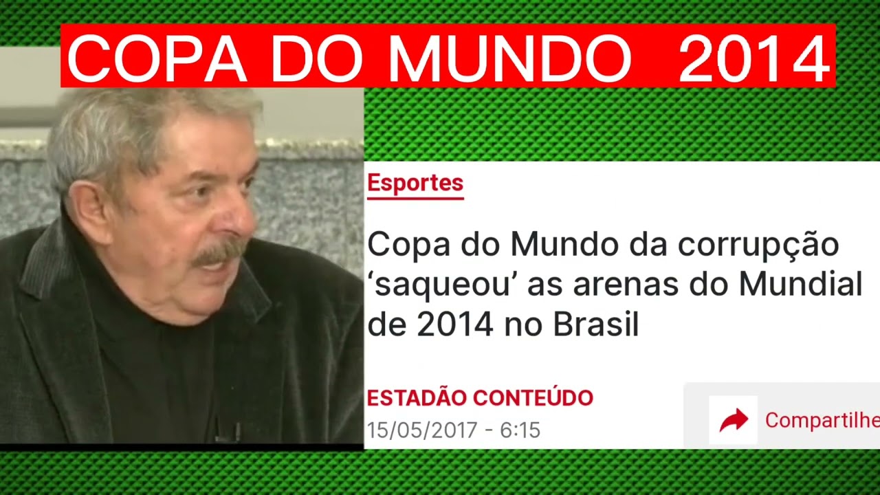 Copa do mundo de 2014,a copa da corrup&ccedil;&atilde;o
