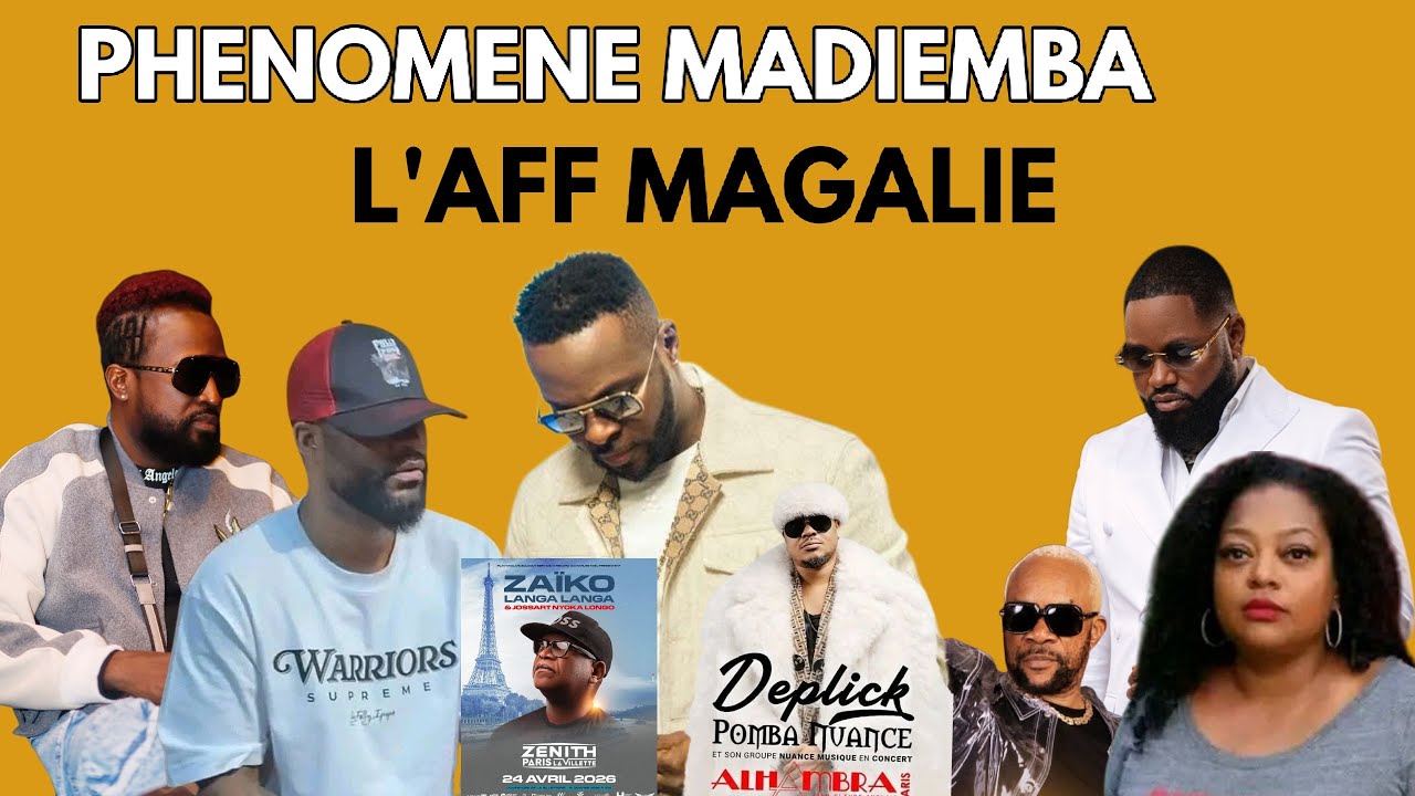 PQUOI MANIKE A SURGIT L'AFF MAGALIE, WATA ET FALLY MADIEMBA MUSICAL,FERRE ENTRE PARIS & LONDRES