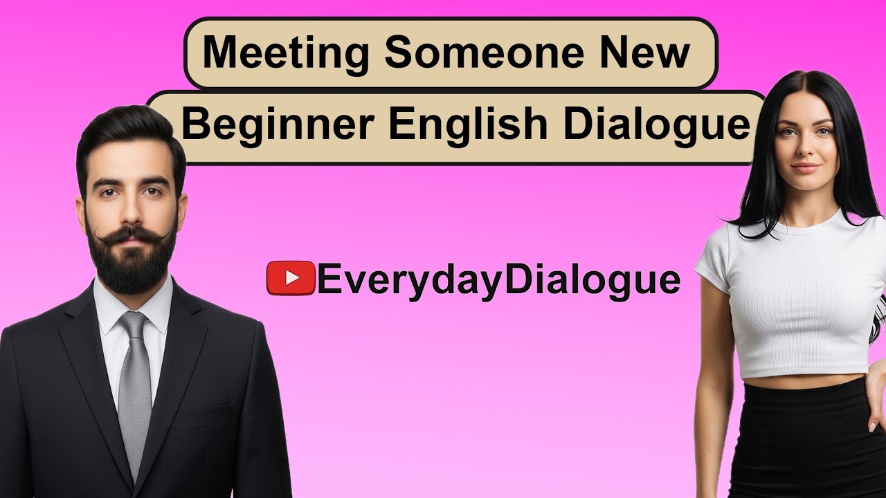 Beginner English Dialogue - Meeting Someone New #englishconversation #learnenglish #englishgrammar