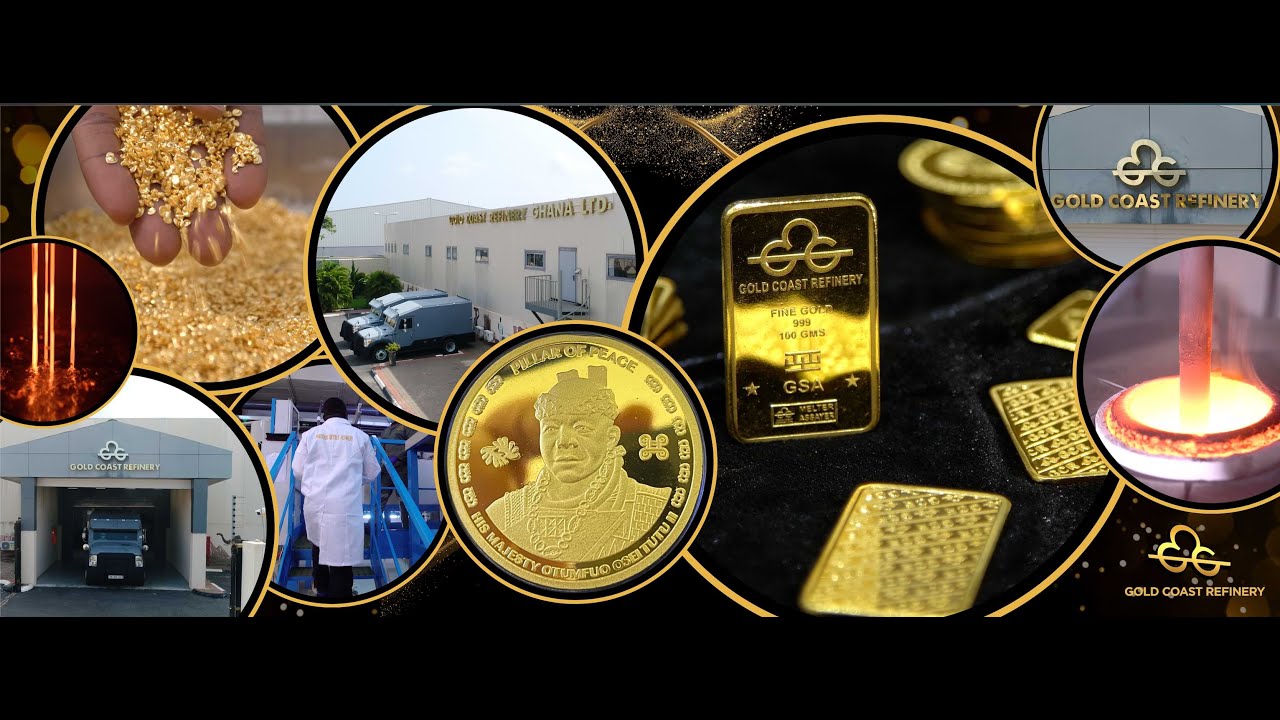 Gold Coast Refinery - Gold Refining Process  999.9 - Accra , Ghana - Kotoka International Airport