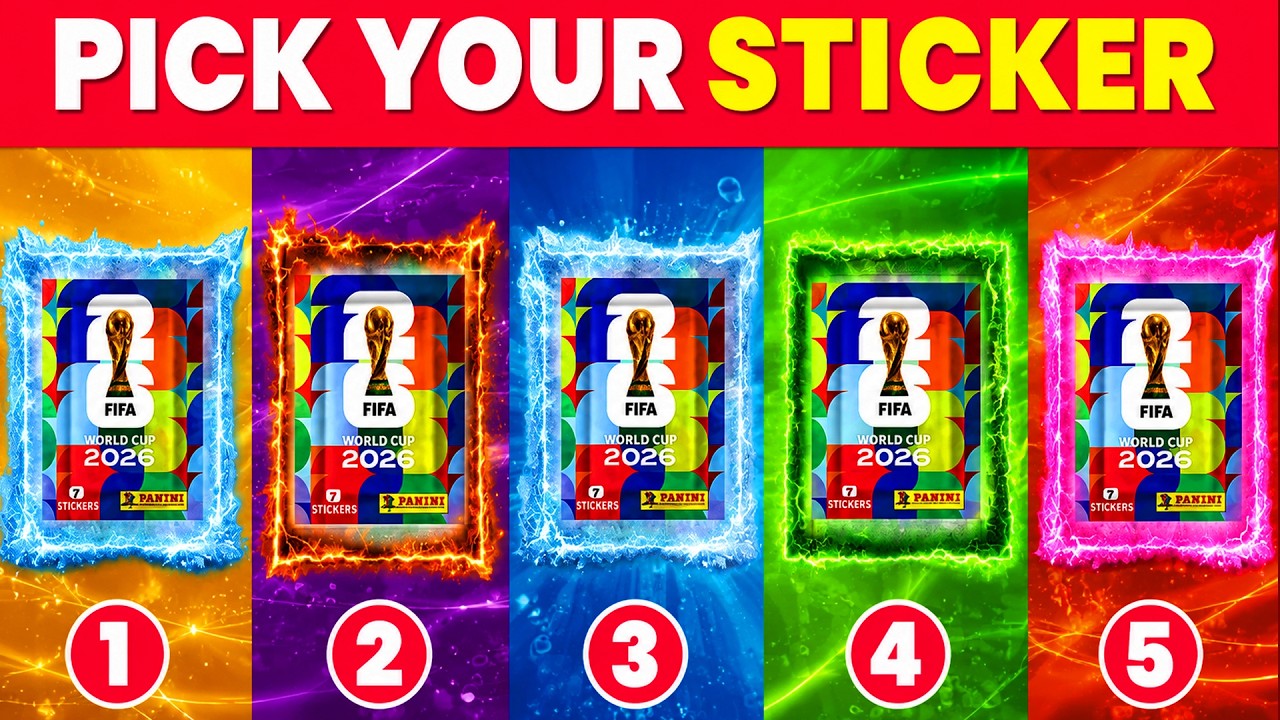 BUILD YOUR ULTIMATE WORLD CUP TEAM WITH PANINI STICKERS | 2026 EDITION