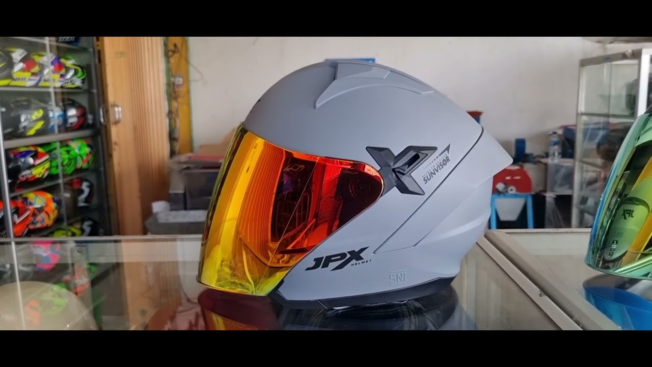 Helm Jpx Nova X solid dan semi motif. Helm goib jarang dapat nih. Akhirnya dapat juga stok terbatas!