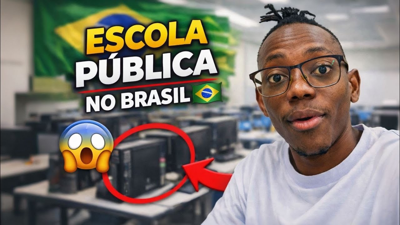 Mostrei Minha Escola Pública no Brasil 🇧🇷 