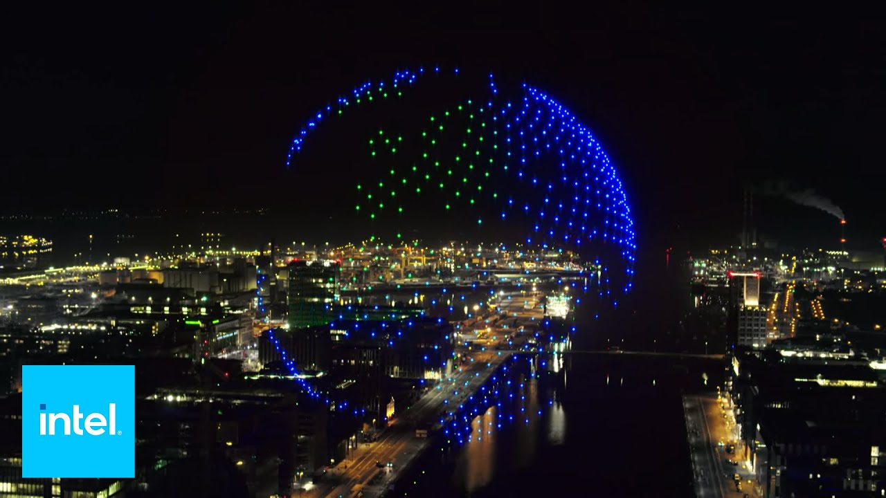 Ireland Tourism Celebrates St. Patrick's Festival with Intel Drone Light Show | Intel Business