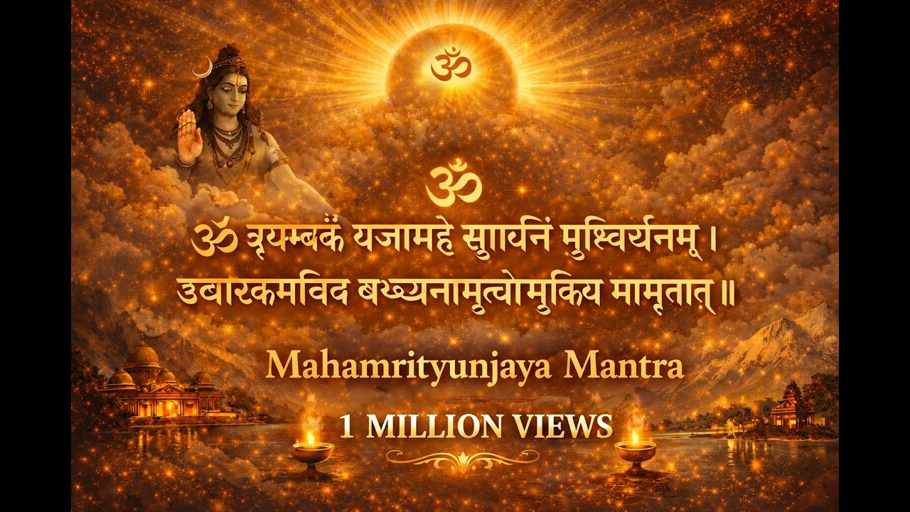 Mahamrityunjaya Mantra | ॐ त्र्यम्बकं यजामहे | Powerful Healing Mantra