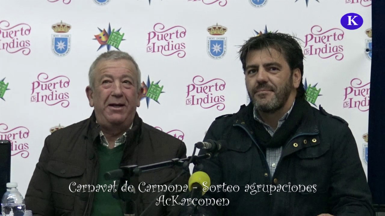 Carnaval de Carmona: sorteo de agrupaciones