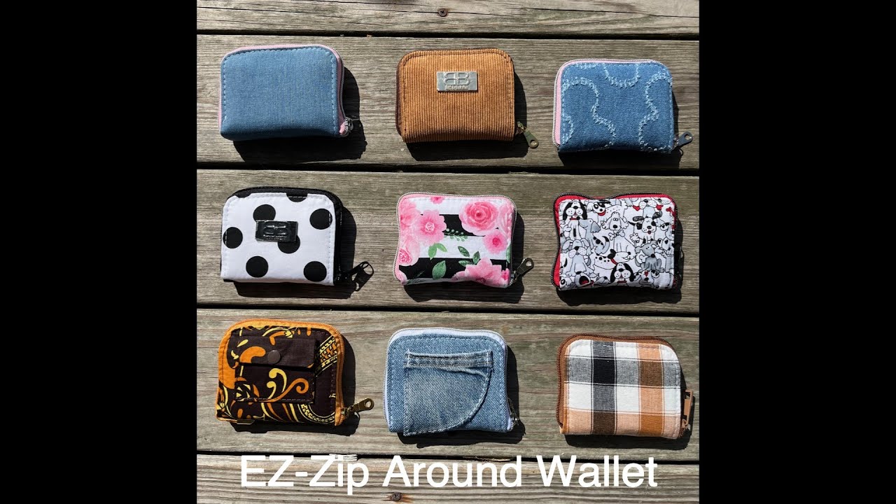 Bag Making with Becky Mac – EZ-Zip Around Wallet, From BagsByBeckyMac